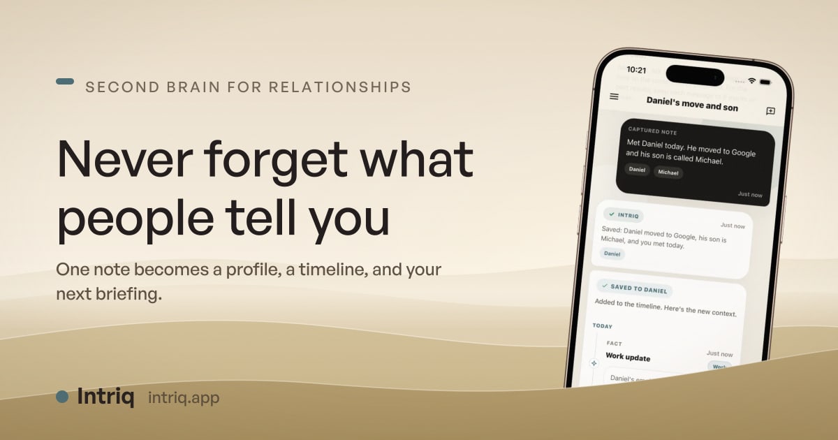 Intriq screenshot 1